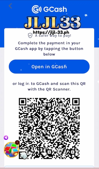 Step 3: A QR code will appear for payment via GCash.