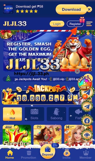 💎 Step 2: Click the “Register” button